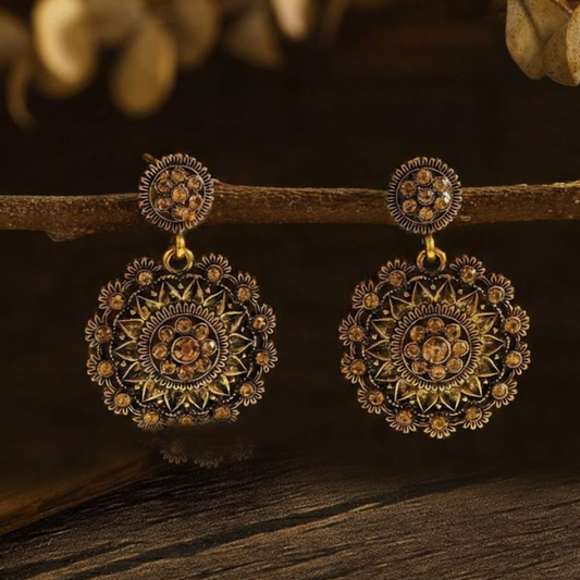 Radiant Amber Drops