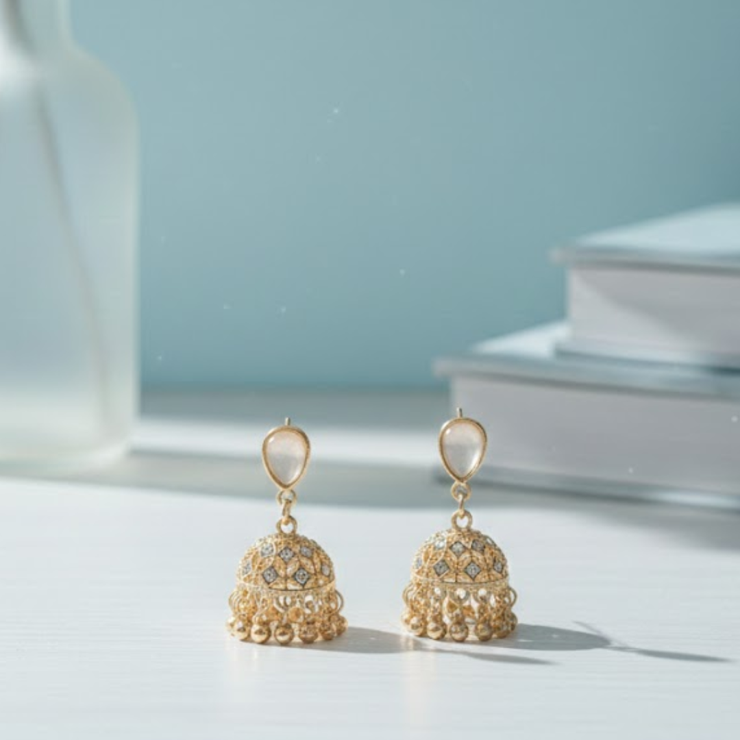 Opaline Jhumkas